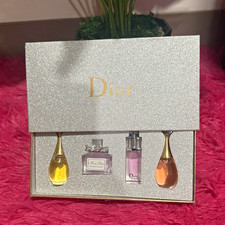 Dior Collectible Perfume Miniature Gift Set Box Multiple 4 Mini Bottles picture