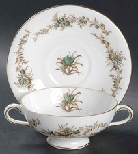 Minton Greenbriar Cream Soup & Saucer 2353479 picture