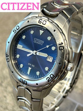 Citizen 2510-S92308 Vintage Men's Quartz Watch Analog 100M Water Resist picture
