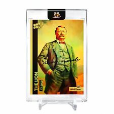 THEODORE ROOSEVELT The Lion Card 2023 GleeBeeCo Holo Figures #THTH *GOLD* 1/1 picture
