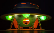 The Invaders UFO/Flying Saucer - Small - Landed With Stand & Lights picture