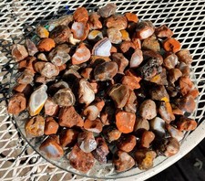 Lake Superior Agate Lot,6lbs 11oz Colorful Mixed Varieties, Lake Superior Agates picture