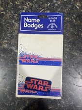 Star Wars Vintage 1977 Name Badges - New & Sealed -NEVER OPENED picture