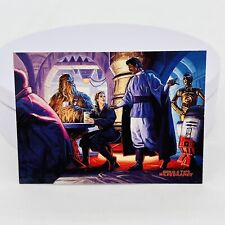 1996 Topps Star Wars Shadows of the Empire Trading Card #5 Reunion On Tatooine picture