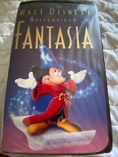 walt disney's fantasia vhs tape 1991, played once, hard to find picture