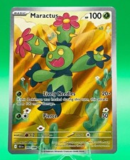 Pokémon TCG Maractus Black Bolt 093/086 Illustration Rare English-NM picture