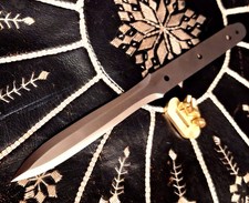 JOHN EK COMMANDO KNIFE RICHMOND MODEL 4 VTG DAGGER BLADE W/ BRASS GUARD & BOLTS picture