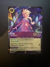 Disney Lorcana Elsa - Fifth Spirit Rare Foil 7/DIS Hong Kong Promo picture