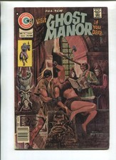 GHOST MANOR #26 FINE WP V1 CHARLTON 1975 PAT BOYETTE PAINTED HORROR COVER picture