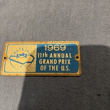 1969 Watkins Glen Grand Prix Dash Plaque picture