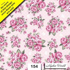 (154) TWO Paper Luncheon Decoupage Art Craft Napkins - ROSES FLOWERS CLUSTERS picture