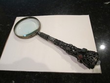 ANTIQUE MAGNIFYING GLASS 12 1/2
