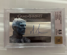 2017 Game of Thrones Valyrian Steel Richard Brake - Night King BGS 8.5 w 10 AUTO picture