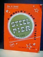1959 Atlantic City NJ Steel Pier Guidebook- Three Stooges, Frankie Avalon & More picture