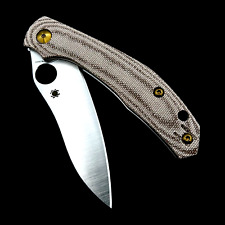 Spyderco Kapara C241CFP Folding Knife w Micarta handles - S30v blade steel - New picture