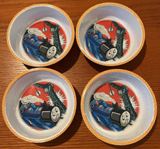 Vintage New w Sticker🔴Thomas The Train Melamine Toddler Bowls Set🔴ZAK Designs picture