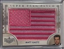 MATT GAETZ US REP. FL 2020 LEAF LIMITED EDITION SUPER FLAG PINK RELIC PATCH CARD picture