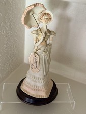 Vintage Signed Pucci Arnart Les Femmes Porcelain Elegant Woman Figurine 9”inch picture
