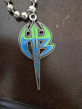 Vintage WWE Jeff Hardy Logo Pendant Necklace Hardy Boyz Hardyz TNA AEW picture