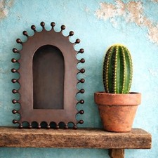 Mexican Tin NICHO, Shadowbox Frame 8