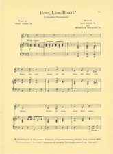 COLUMBIA UNIVERSITY Vintage Song Sheet c 1927:
