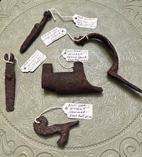 Lot of Civil War Musket Parts Dug East Port Mississippi Relics Artifacts 1863 picture