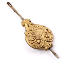 Kitchen Clock Pendulum Bob With Rod-4.1 OZ- Antique-TH-46 picture