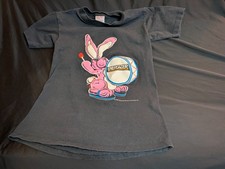 Vintage 1992 Energizer Bunny T-Shirt Nothing Lasts Longer Black Size S USA Made picture