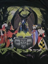 Vintage 90s Disney Villains Shirt X-Large Double Sided Chernbog Maleficent More picture
