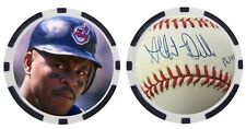 ALBERT BELLE - CLEVELAND INDIANS -  POKER CHIP  ***SIGNED*** picture