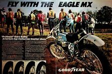 1974 Gary Bailey Motocross School Goodyear Tires - 2-Page Vintage Motorcycle Ad picture