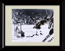 Unframed Bobby Orr Autograph Replica Print - The Flying Goal picture