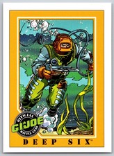 1991 Impel G.I. Joe Series 1 #64 Deep Six NM Non-Sport Trading Card picture