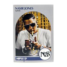 NAS | Nasir Jones Hip-Hop Trading Card 1990 NBA Hoops Design  picture