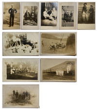 Lot of 10 Vintage US Navy RPPC Postcards 1911-1915 USS Maryland Sailors Group picture