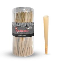 Pre Rolled Cones King Size Natural Ultra-thin Rolling Paper Cones 200 Ct Jar picture