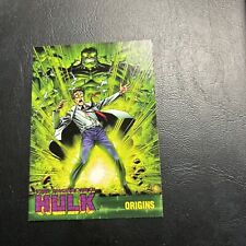 11d The Incredible Hulk Marvel 2003  Topps #2 Origins picture