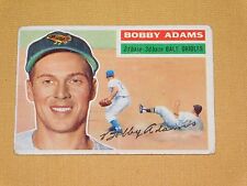 VINTAGE OLD 1950S BASEBALL 1956 TOPPS CARD BOBBY ADAMS BALTIMORE ORIOLES picture