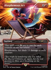 Blasphemous Act Foil 1756 rare Secret Lair Drop EN NM picture