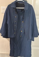 M1885 INFANTRY OVERCOAT AND CAPE COMPLETE ALL ORIGINAL - A CLASSIC. picture