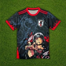 Naruto Akatsuki Football Jersey Itachi Team Japan T-Shirt picture