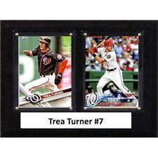 MLB 6 x 8 in. Trea Turner Washington Nationals Two Card Plaque picture
