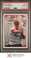 2009 TOPPS #643 DAVID FREESE RC CARDINALS PSA 10 B3823768-164 picture