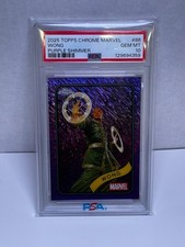 2025 Topps Chrome Marvel | Wong Purple Shimmer /75 PSA 10 POP 1 picture