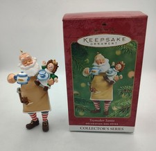 Hallmark Keepsake 2001 Toymaker Santa Christmas Ornament picture
