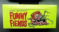 2019 FUNNY FIENDS 24 pack TRADING CARDS 1 SEALED BOX ALA TOPPS UGLY STICKERS picture