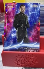 2025 Topps Chrome Marvel Sapphire Red Skull 1/1 Padparadscha Near Rainbow Lot picture