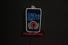 Miller Lite Beer Can It's Miller Time 10