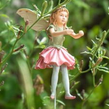 ❦ New CICELY MARY BARKER Flower Fairy Garden Stake SWEET PEA Figurine Decor picture