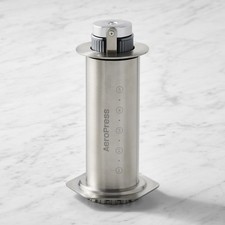 AeroPress Stainless Steel Coffee Press & Manual Grinder picture